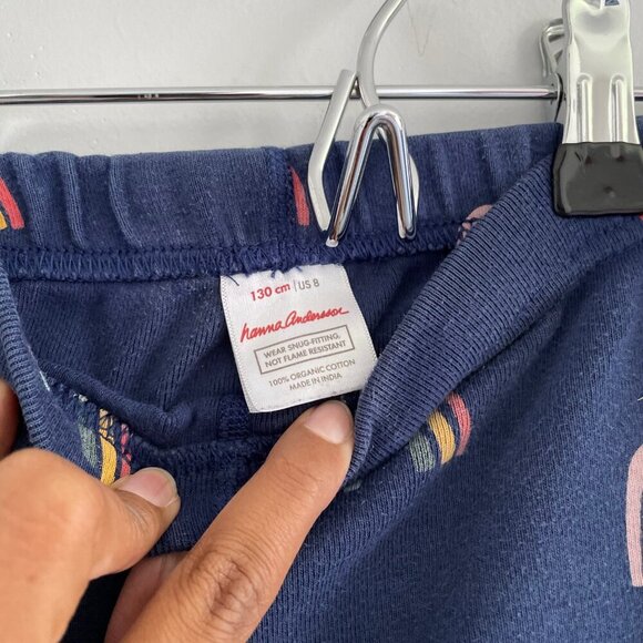 Hanna Andersson Kids Navy Blue Rainbow Set Size US 8 - Picture 6 of 6
